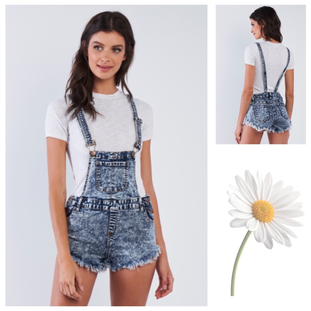 Fringed Mini Short Overall